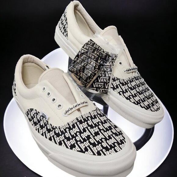 Rare Vans X Fear of God Era 95 DX Marshmallow White Black